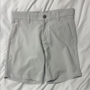 Primo Emporio Gray Flat Front Shorts Casual Style